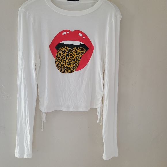 G MINI ROLLING STONES  MEDIUM SHIRT WITH A TIE ON THE SIDES - Picture 3 of 7